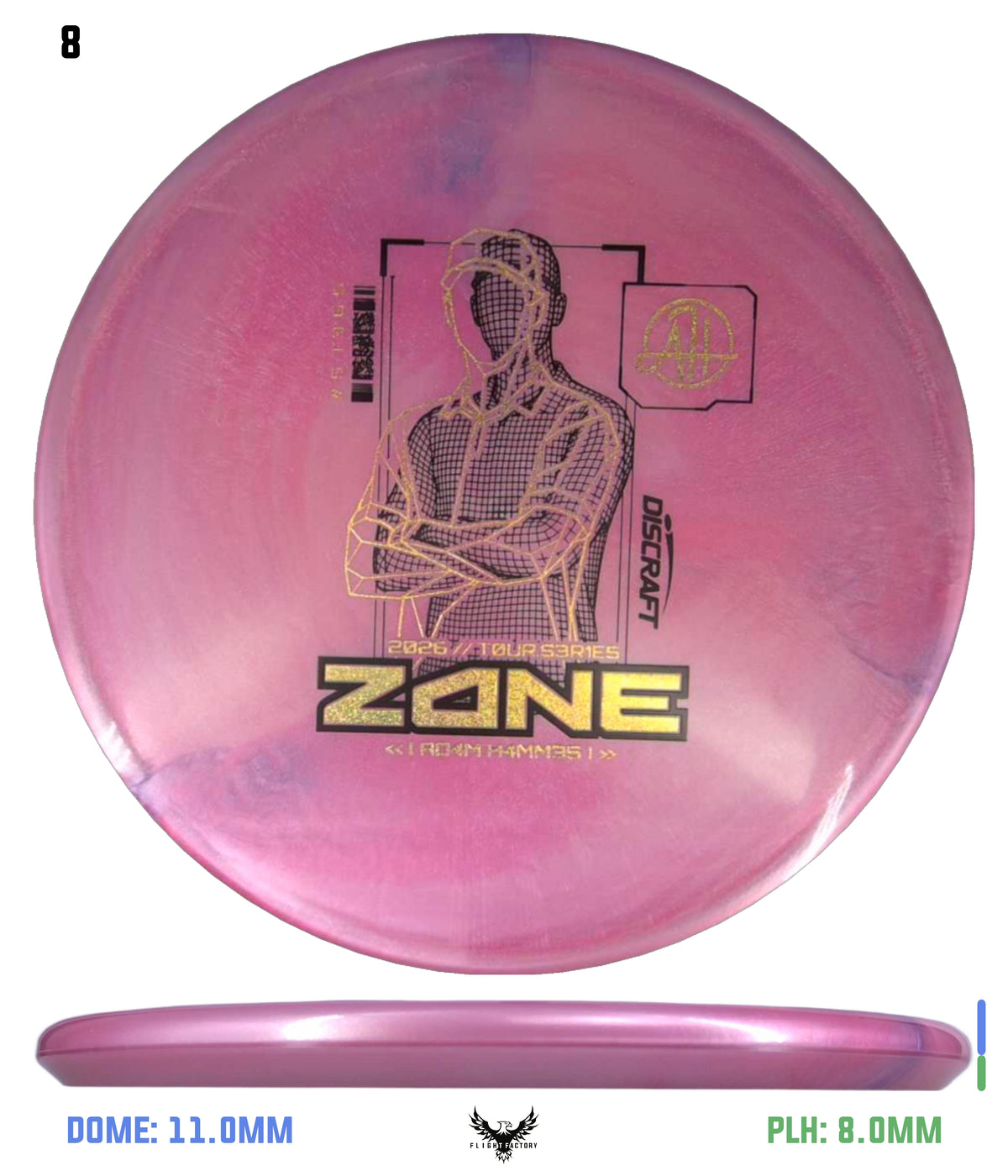 Discraft 2026 Tour Series V2 Zone - Adam Hammes