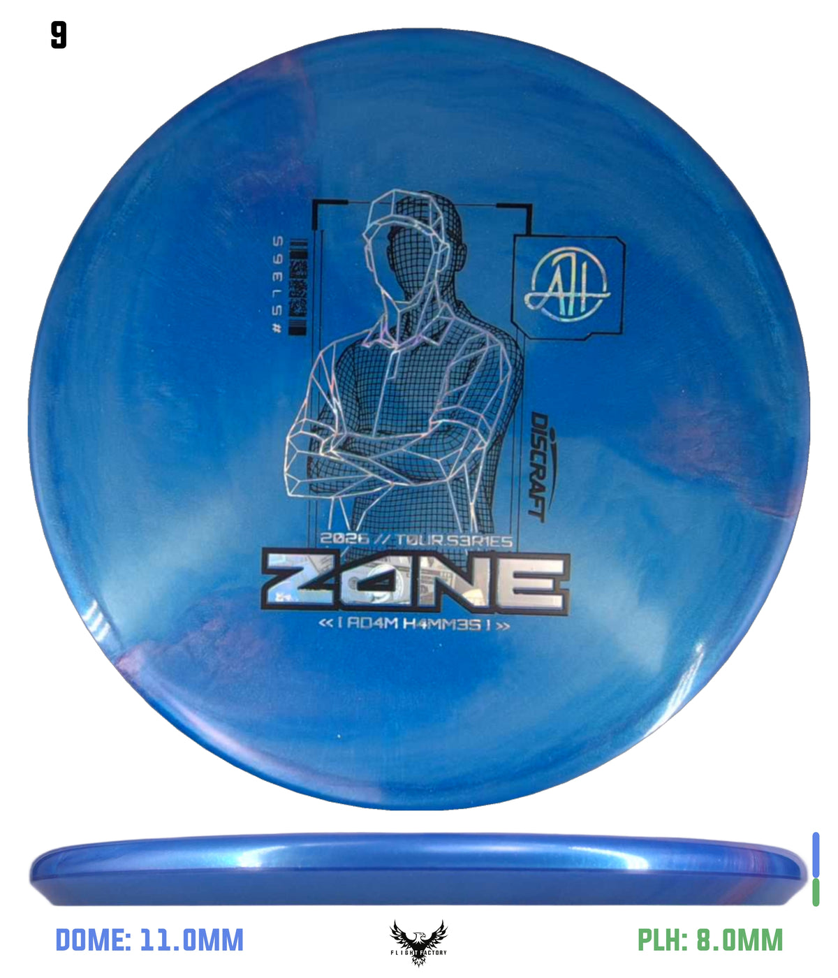 Discraft 2026 Tour Series V2 Zone - Adam Hammes