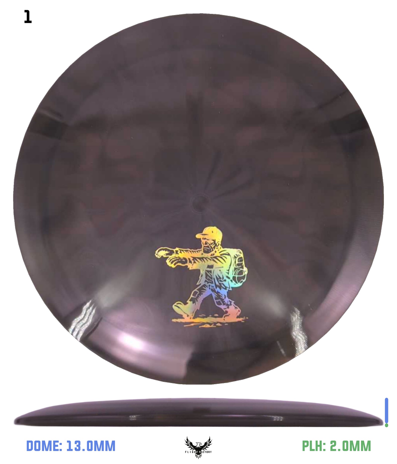 Dynamic Discs Lucid-X Burst Moonshine Captain - Monster
