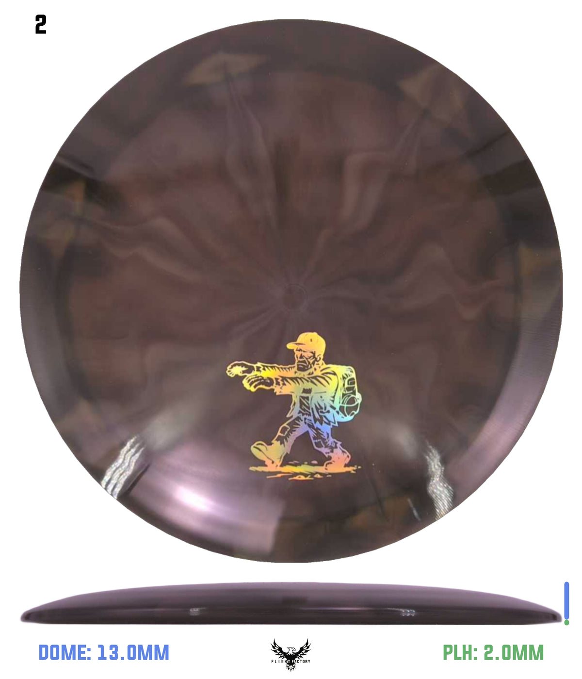 Dynamic Discs Lucid-X Burst Moonshine Captain - Monster