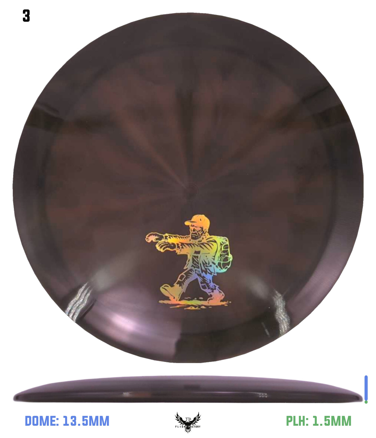 Dynamic Discs Lucid-X Burst Moonshine Captain - Monster