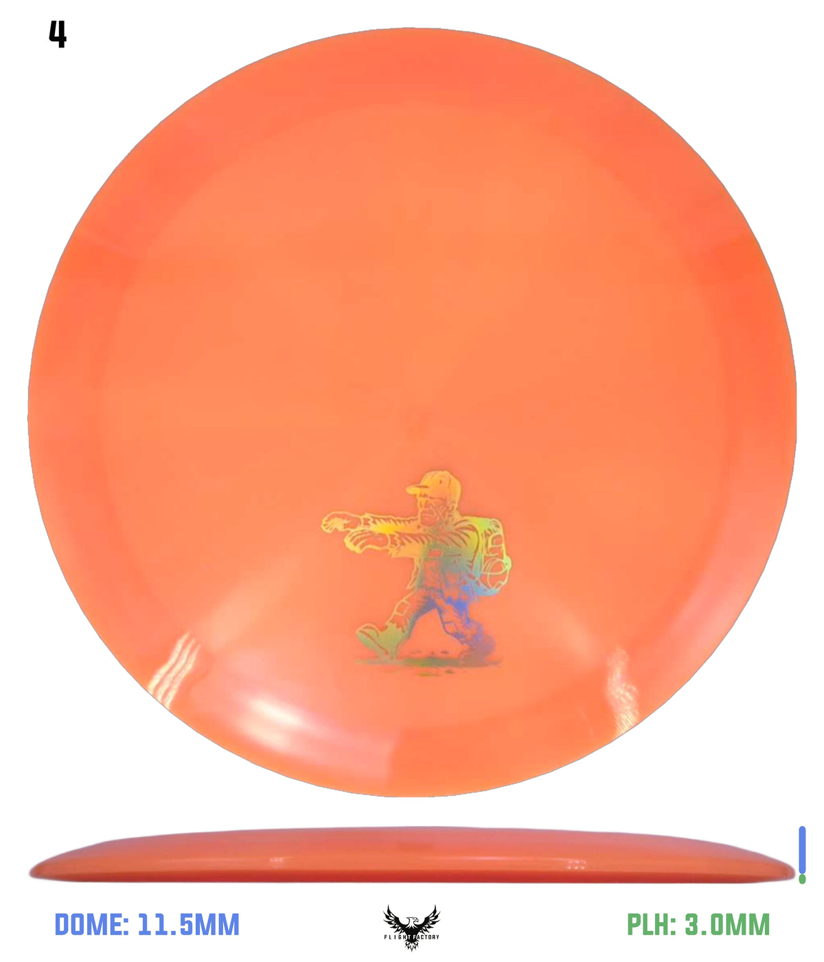 Dynamic Discs Lucid-X Burst Moonshine Captain - Monster