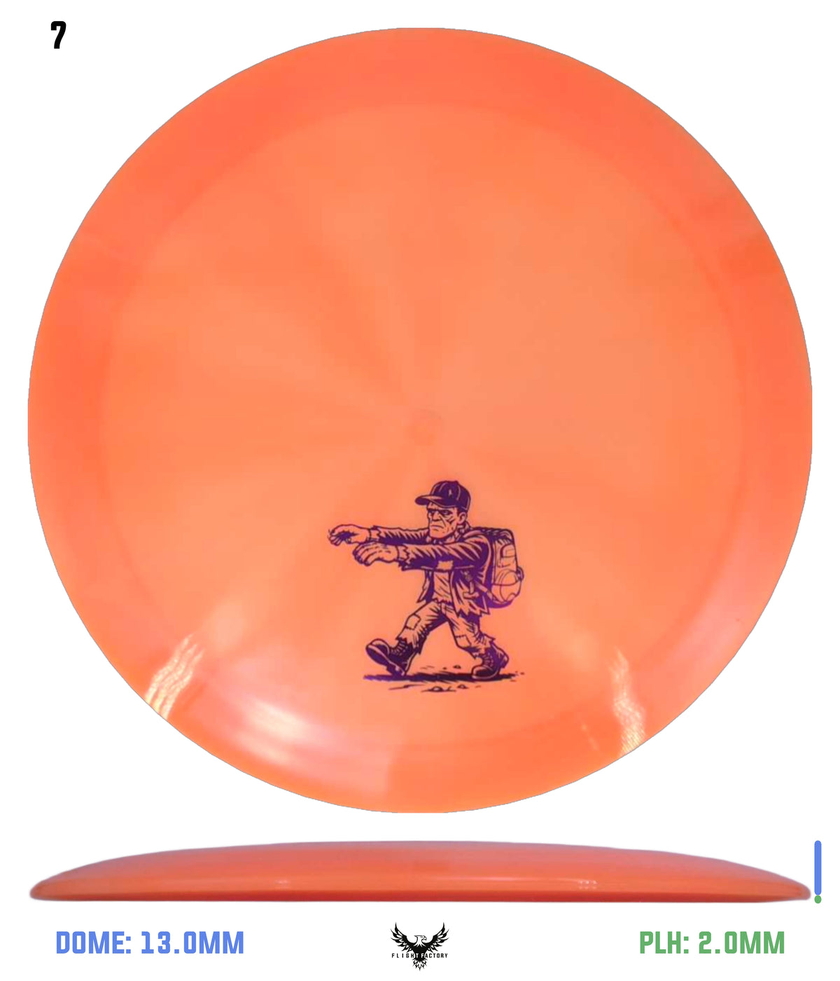 Dynamic Discs Lucid-X Burst Moonshine Captain - Monster