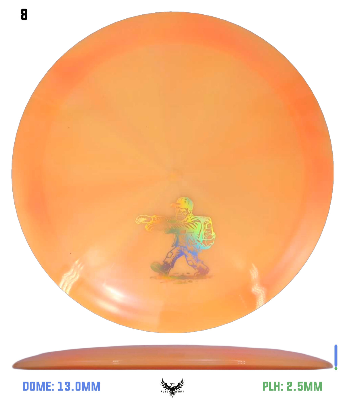 Dynamic Discs Lucid-X Burst Moonshine Captain - Monster