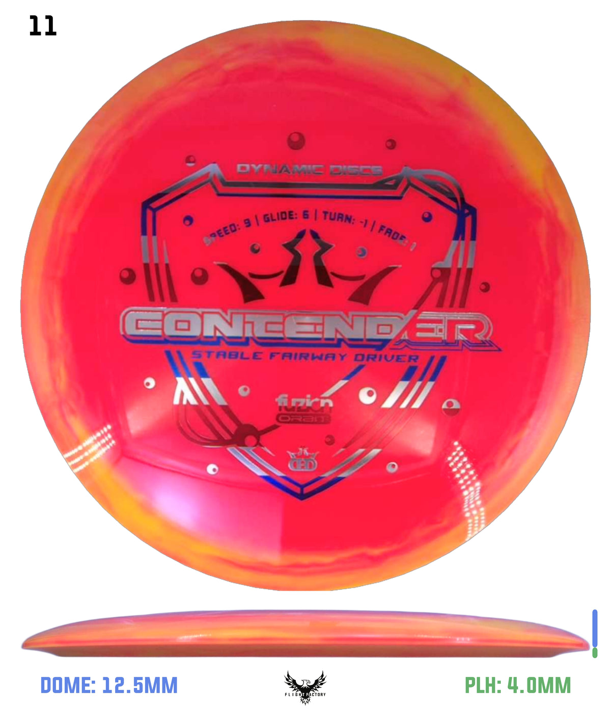 Dynamic Discs Fuzion Orbit Contender
