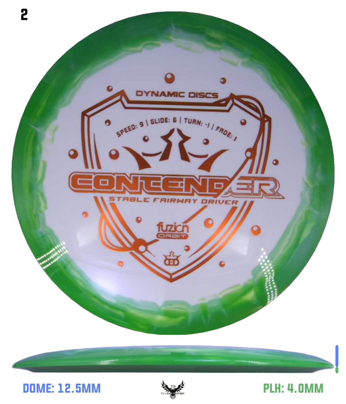 Dynamic Discs Fuzion Orbit Contender
