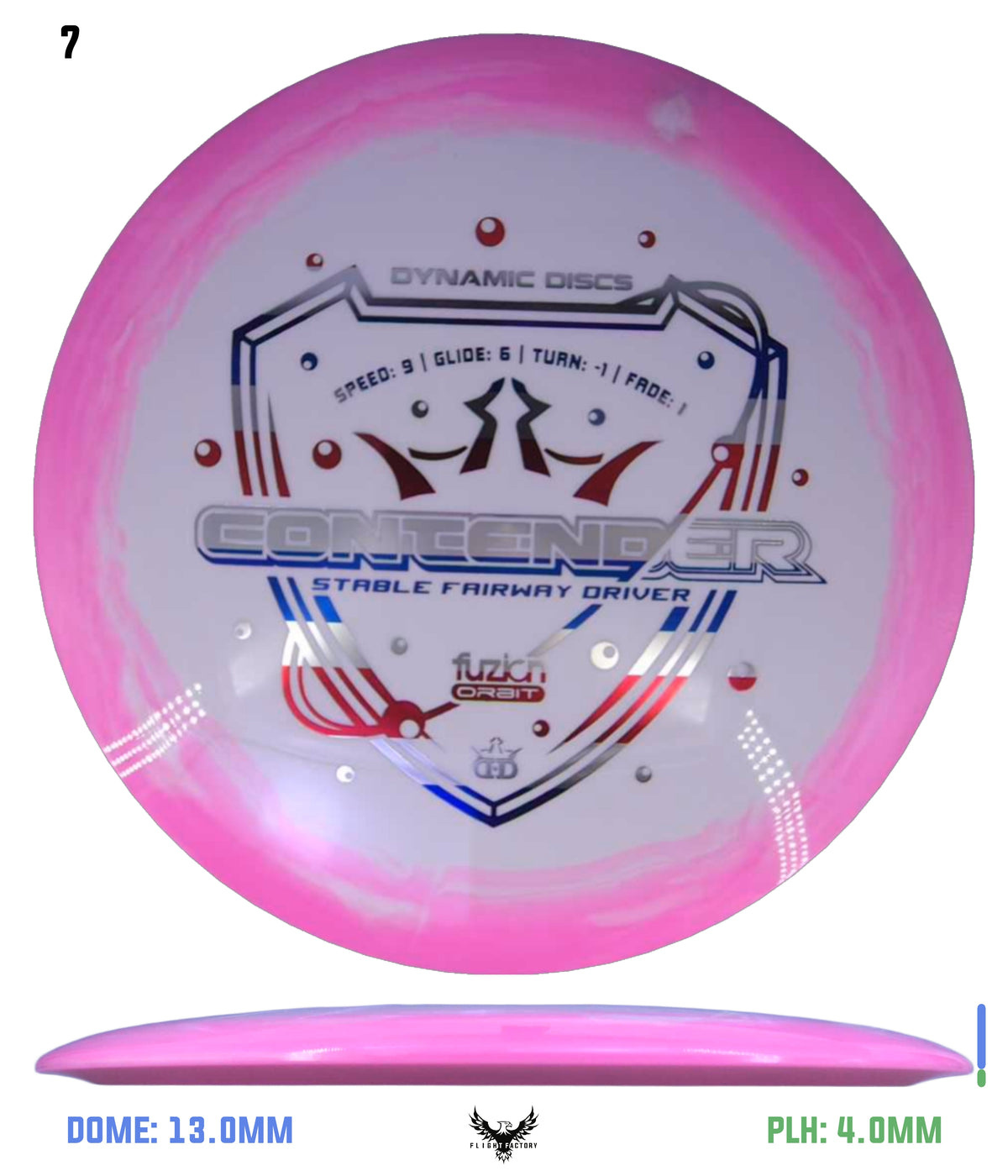 Dynamic Discs Fuzion Orbit Contender