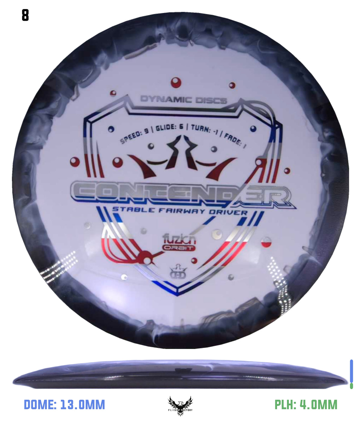 Dynamic Discs Fuzion Orbit Contender