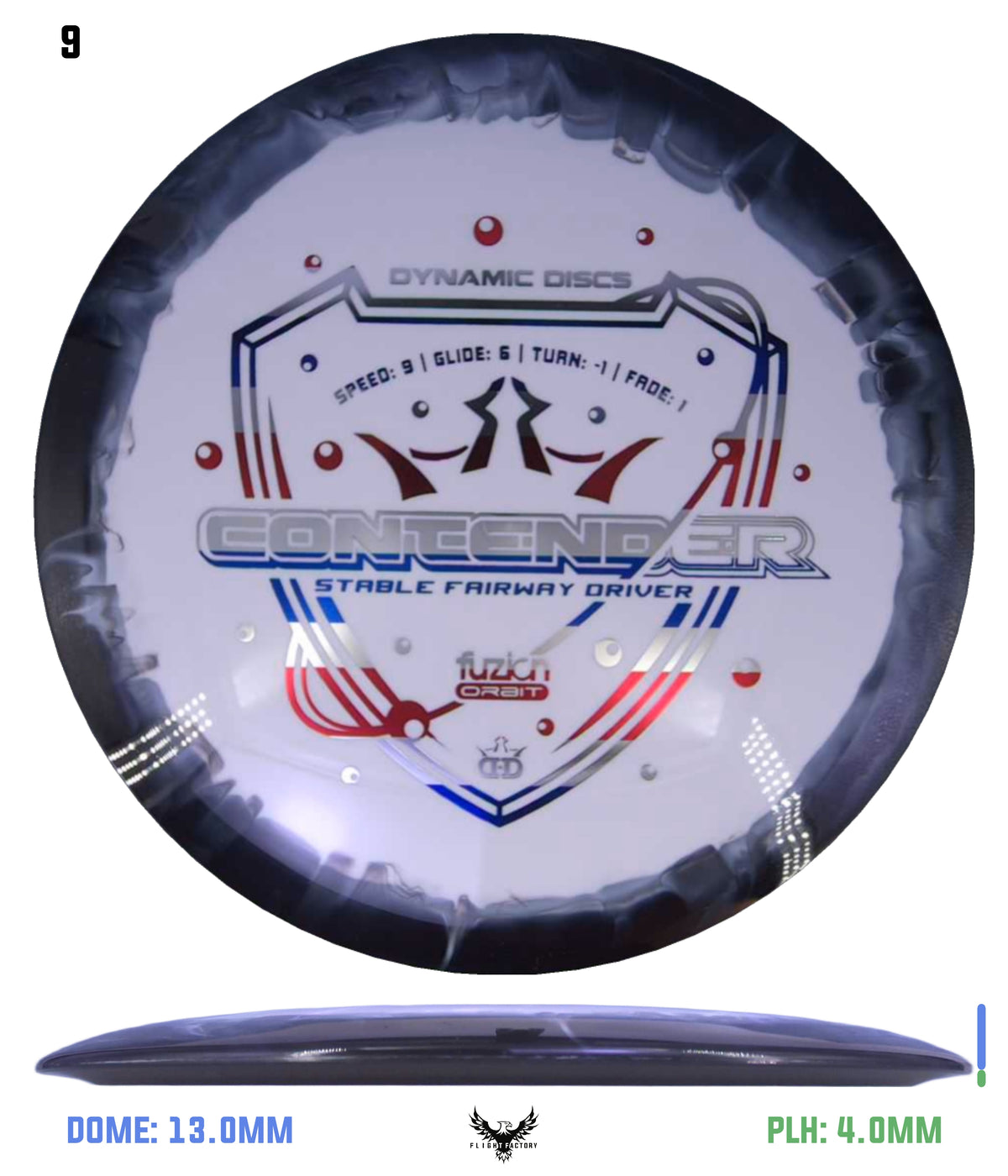 Dynamic Discs Fuzion Orbit Contender