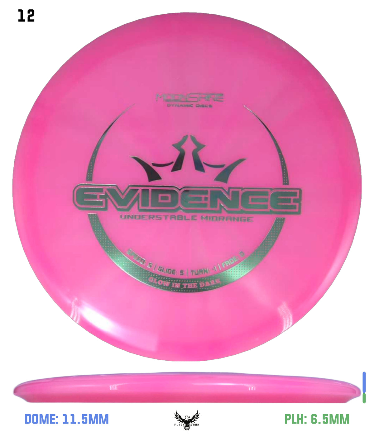 Dynamic Discs Lucid Burst Moonshine Evidence
