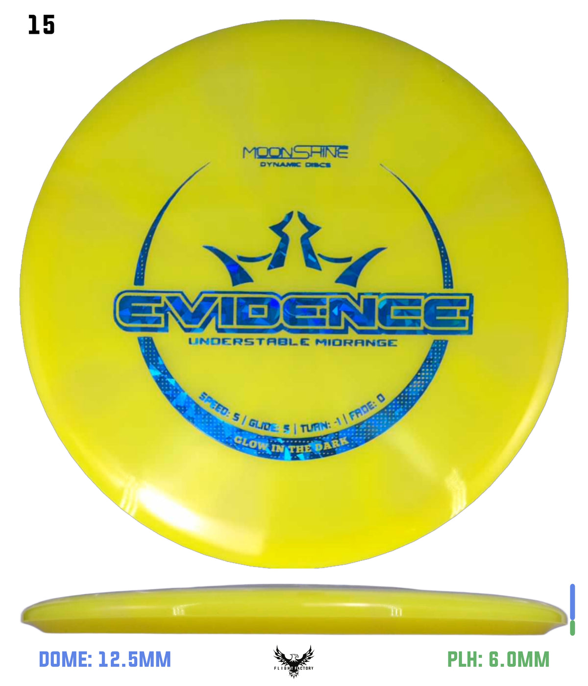 Dynamic Discs Lucid Burst Moonshine Evidence