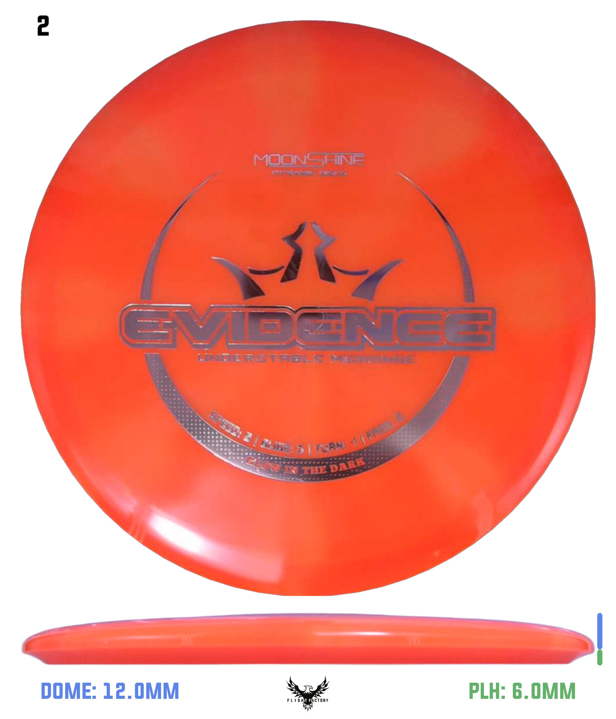 Dynamic Discs Lucid Burst Moonshine Evidence