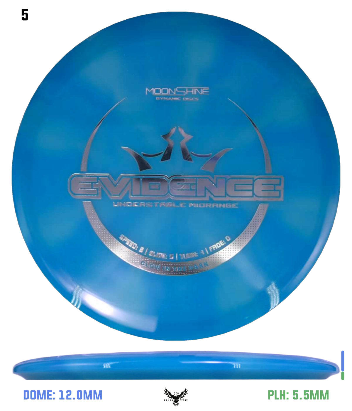 Dynamic Discs Lucid Burst Moonshine Evidence