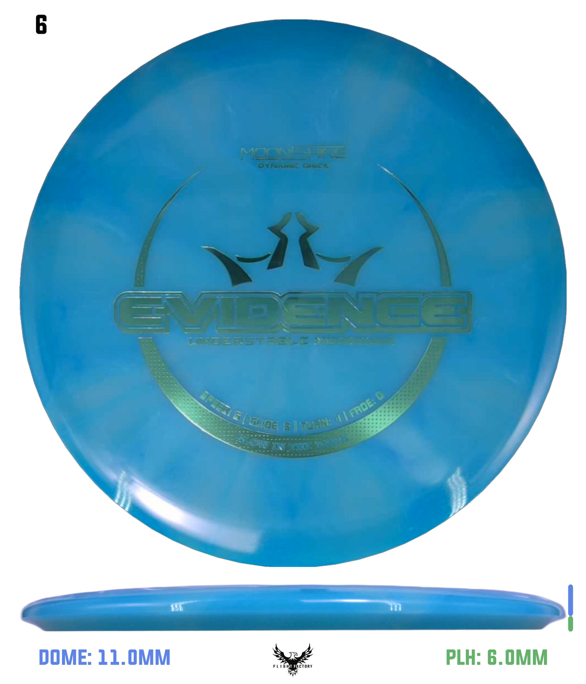 Dynamic Discs Lucid Burst Moonshine Evidence