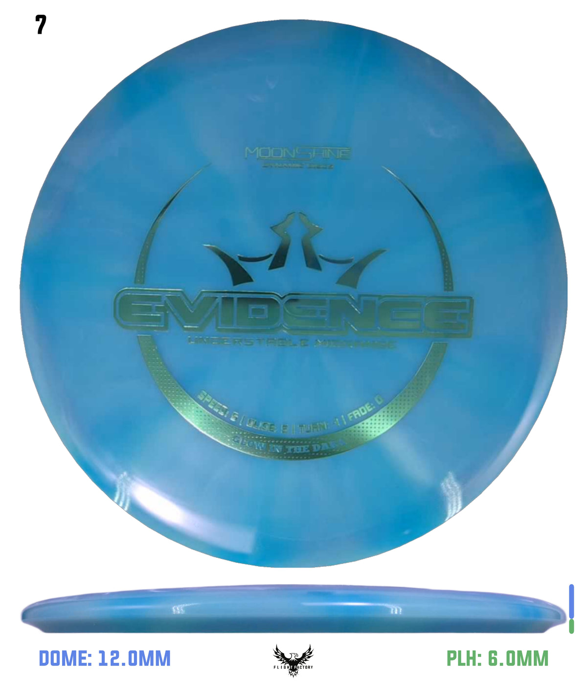 Dynamic Discs Lucid Burst Moonshine Evidence