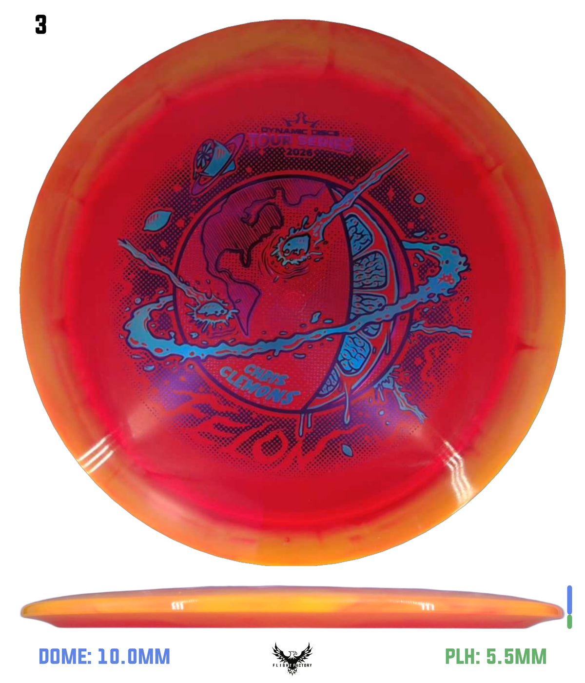 Dynamic Discs Lucid-X Orbit Felon - Chris Clemons Team Series 2026