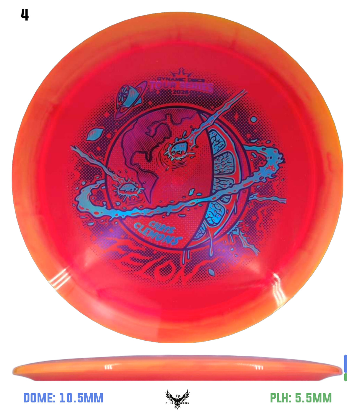 Dynamic Discs Lucid-X Orbit Felon - Chris Clemons Team Series 2026