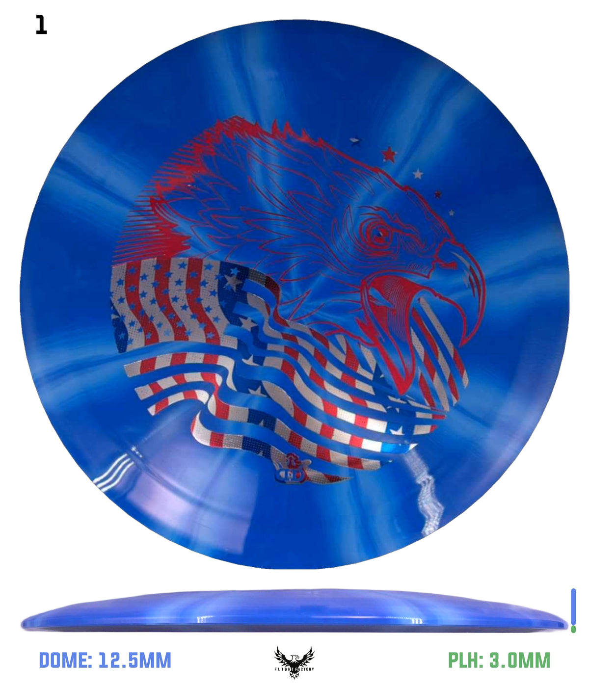 Dynamic Discs Fuzion Burst Freedom - Screaming Eagle