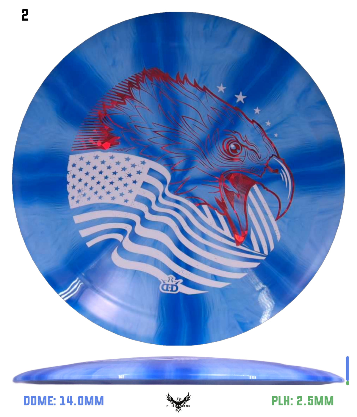 Dynamic Discs Fuzion Burst Freedom - Screaming Eagle