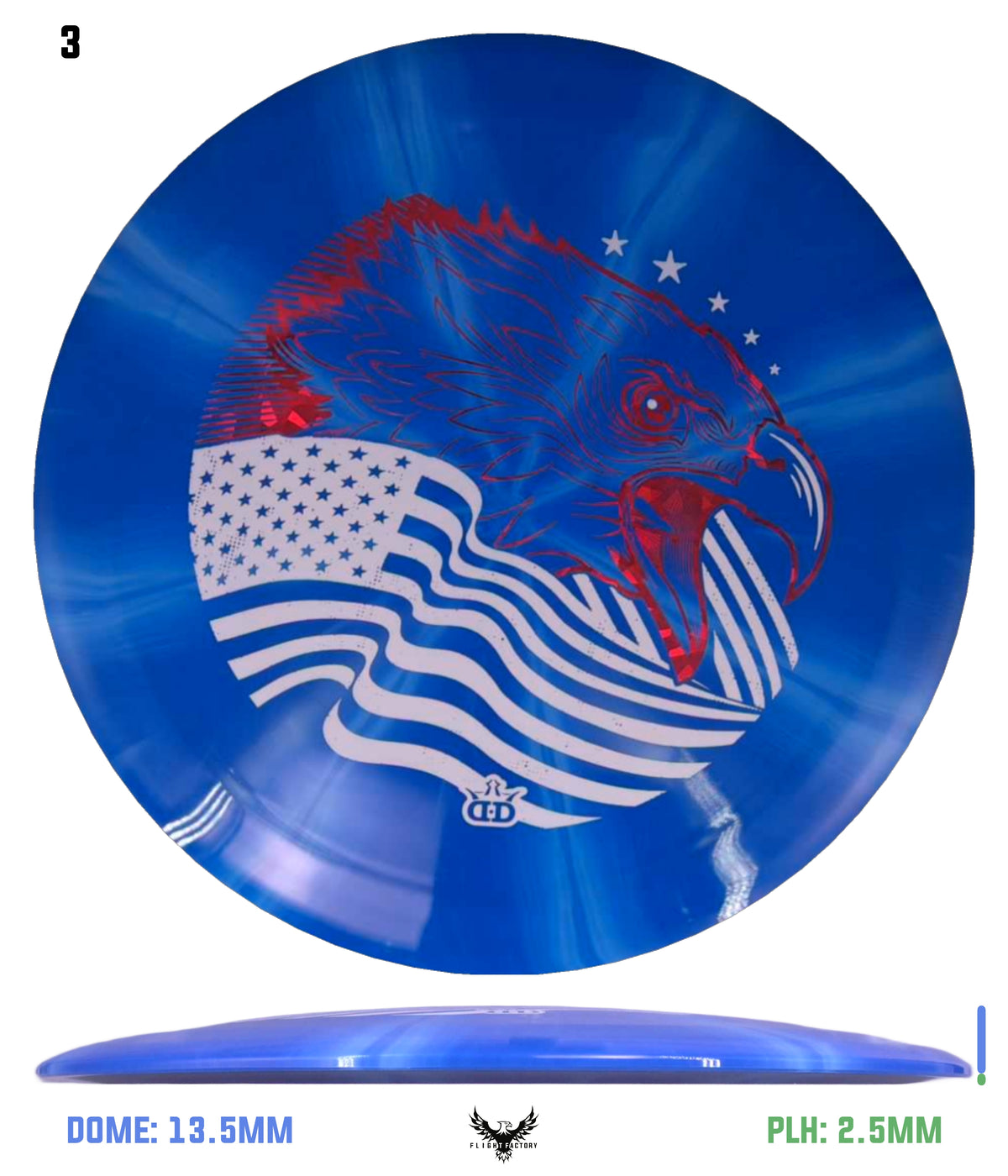 Dynamic Discs Fuzion Burst Freedom - Screaming Eagle
