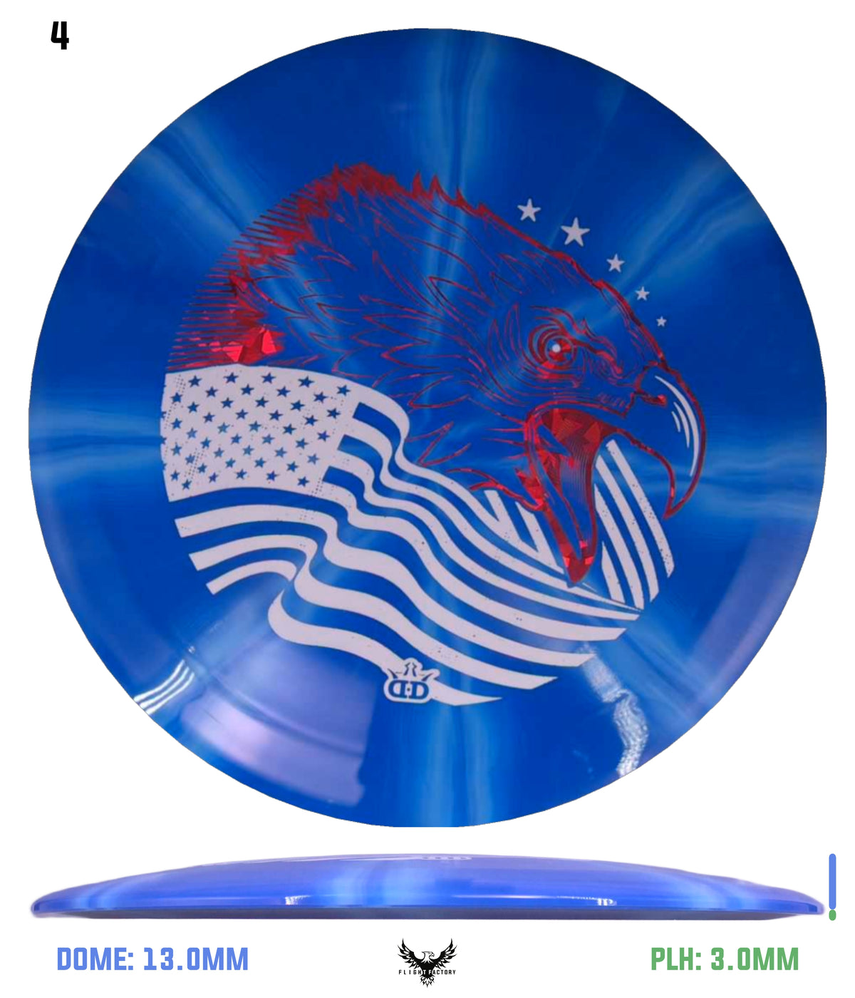 Dynamic Discs Fuzion Burst Freedom - Screaming Eagle
