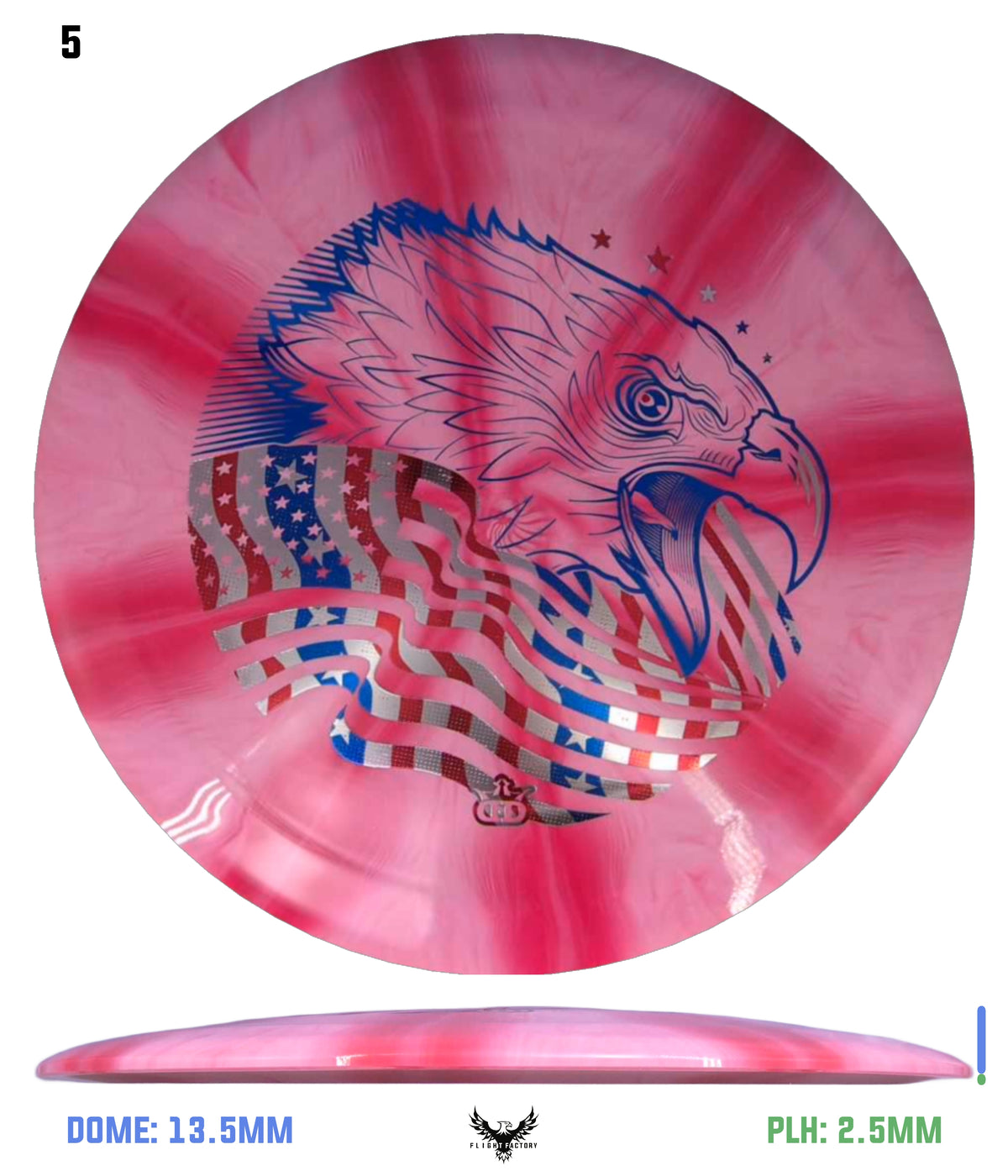 Dynamic Discs Fuzion Burst Freedom - Screaming Eagle