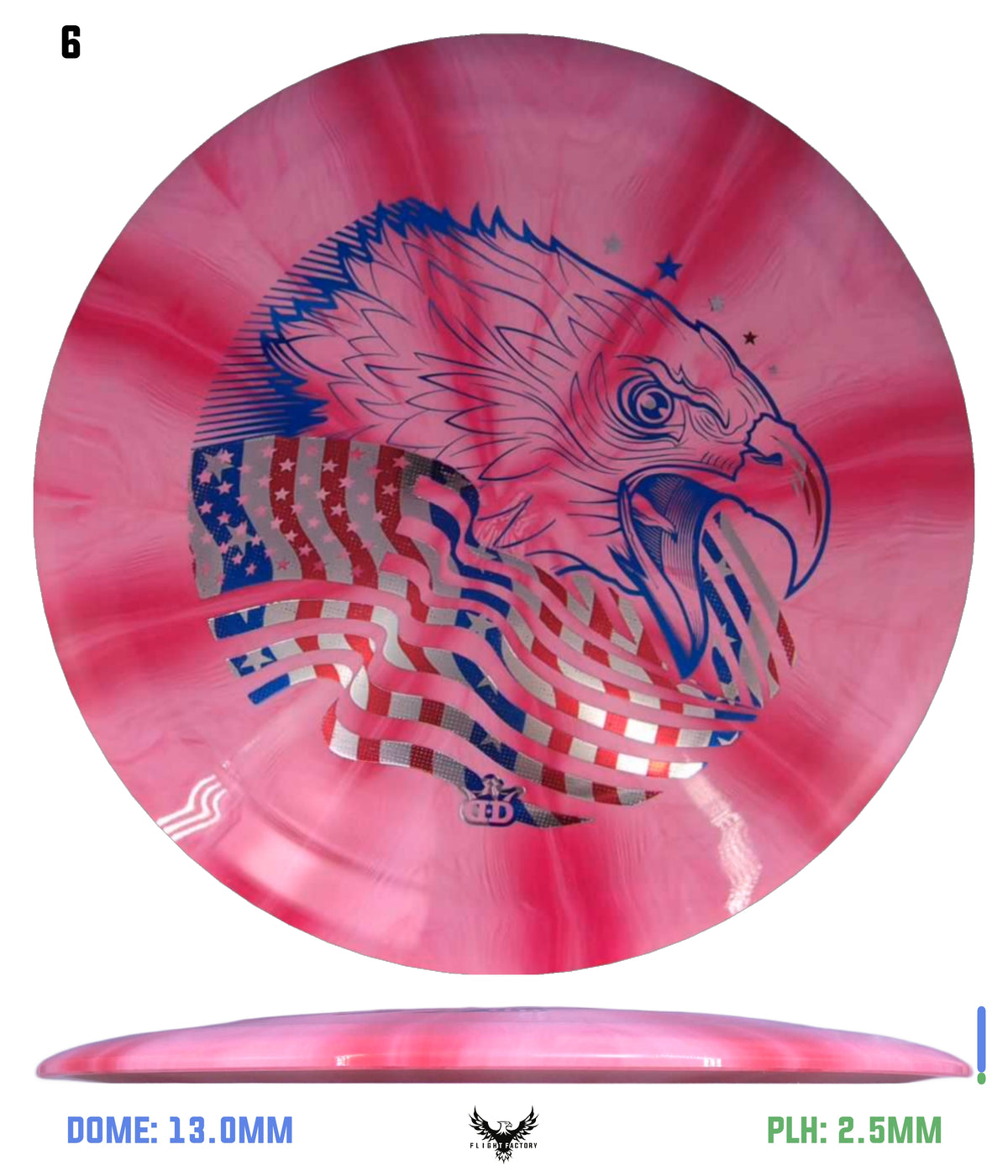 Dynamic Discs Fuzion Burst Freedom - Screaming Eagle