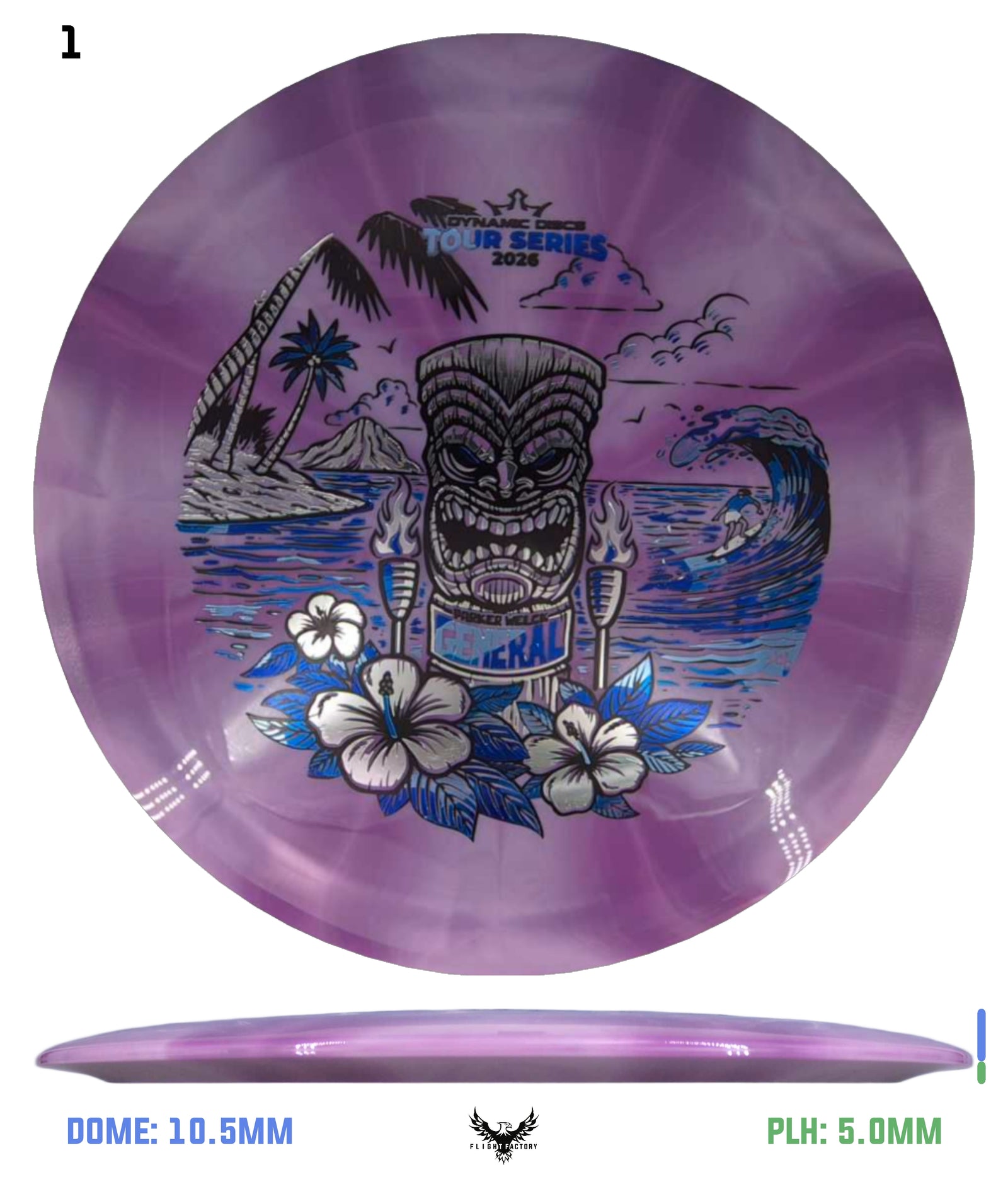 Dynamic Discs Supreme Burst General - Parker Welck Team Series 2026