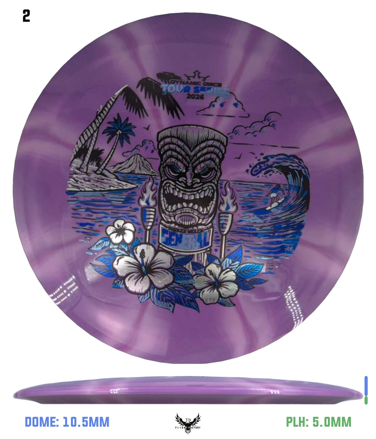 Dynamic Discs Supreme Burst General - Parker Welck Team Series 2026