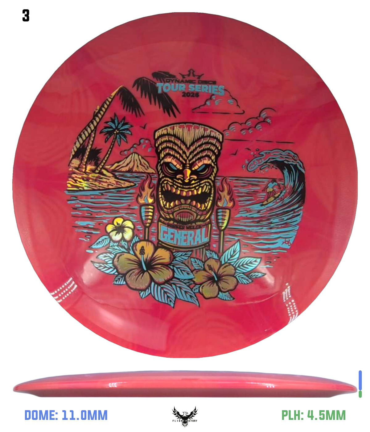 Dynamic Discs Supreme Burst General - Parker Welck Team Series 2026