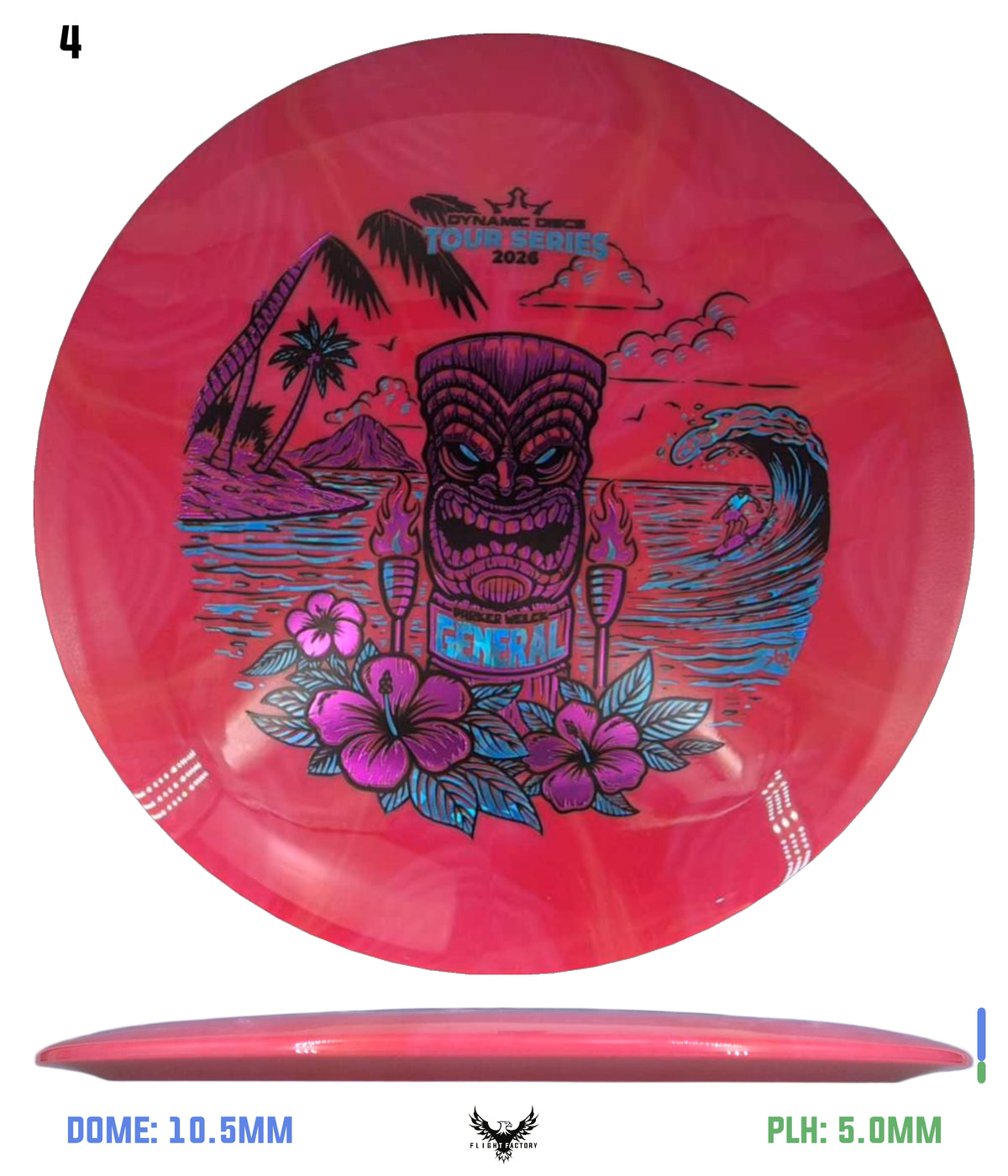 Dynamic Discs Supreme Burst General - Parker Welck Team Series 2026