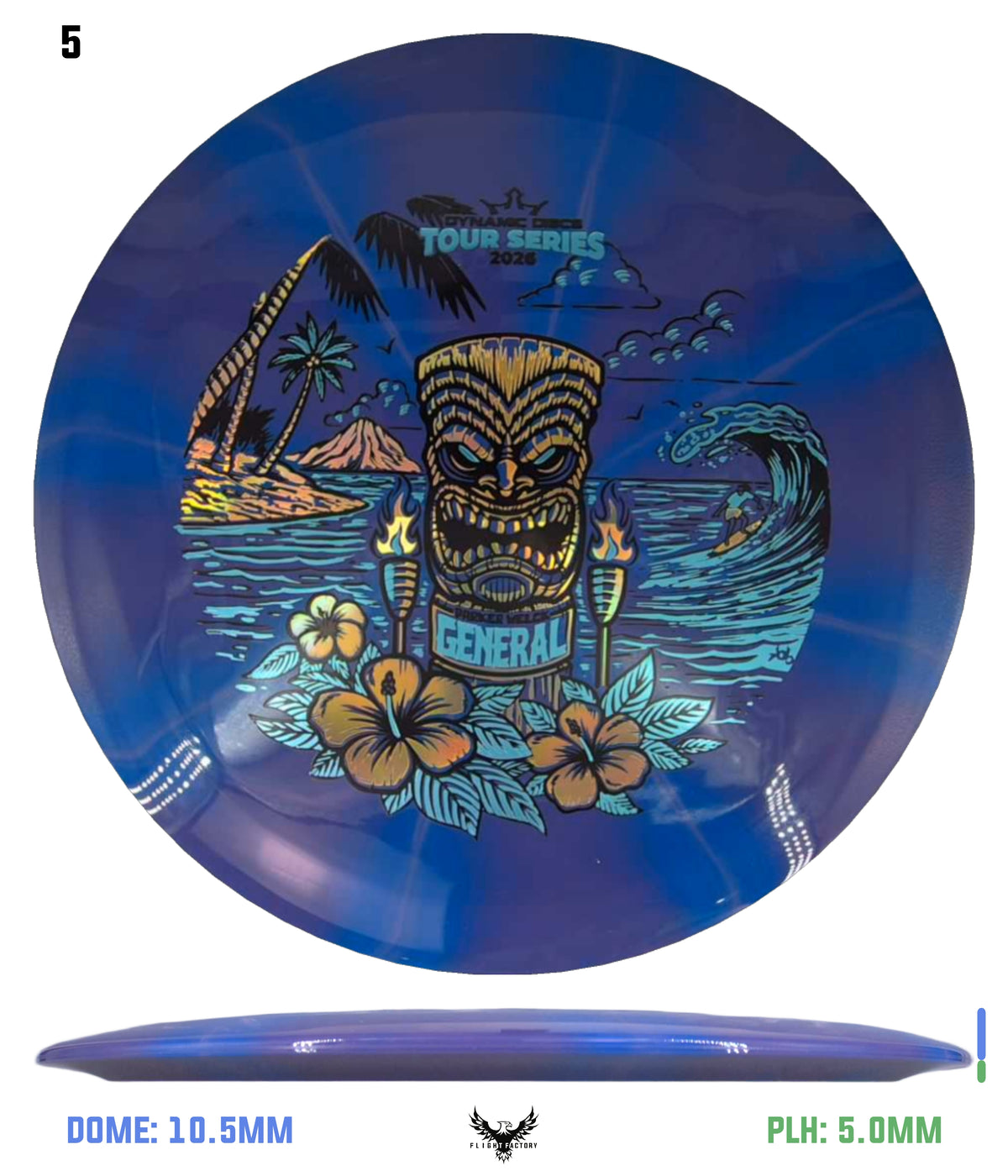Dynamic Discs Supreme Burst General - Parker Welck Team Series 2026