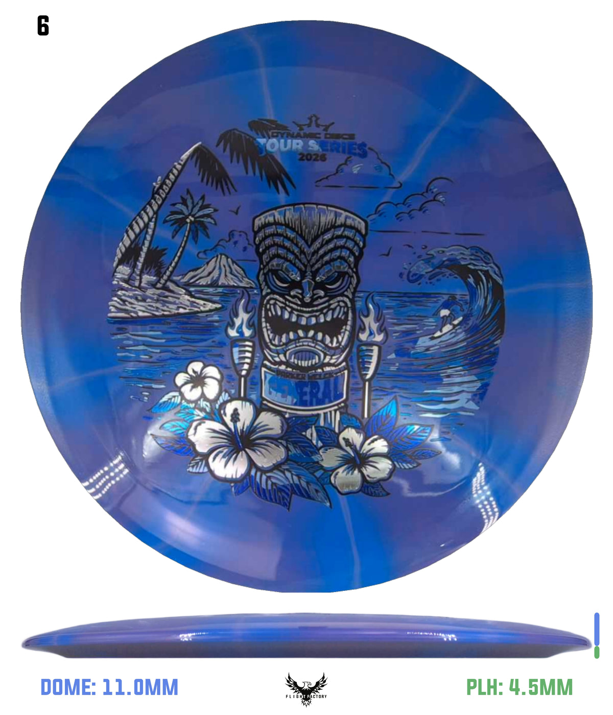 Dynamic Discs Supreme Burst General - Parker Welck Team Series 2026