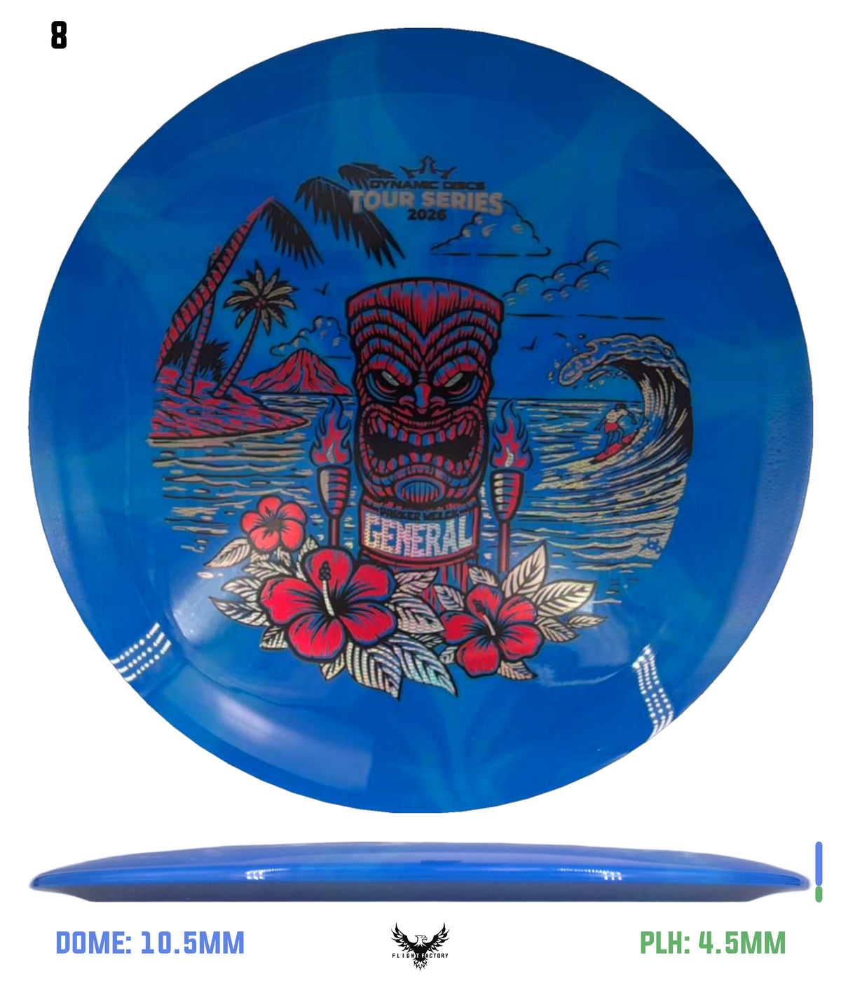 Dynamic Discs Supreme Burst General - Parker Welck Team Series 2026