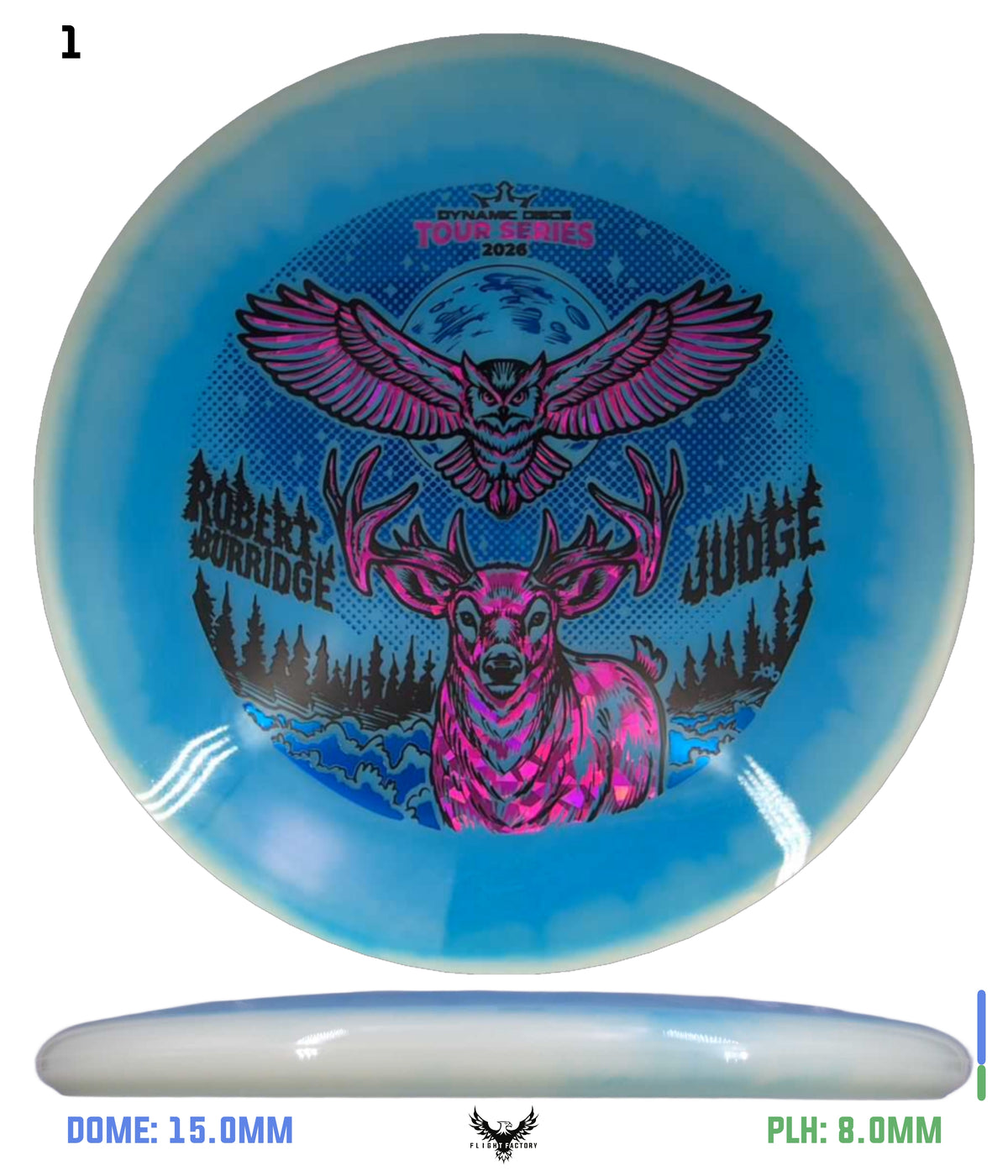 Dynamic Discs Lucid-X Moonshine Orbit Judge - Robert Burridge Team Series 2026