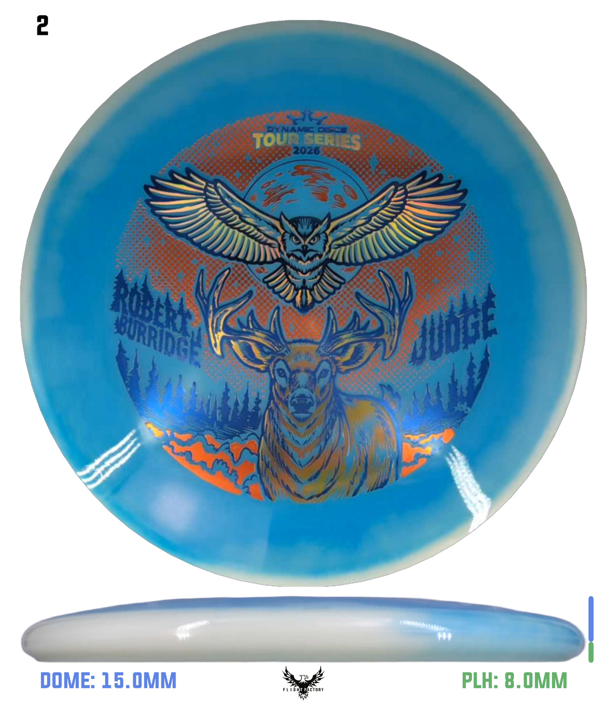 Dynamic Discs Lucid-X Moonshine Orbit Judge - Robert Burridge Team Series 2026