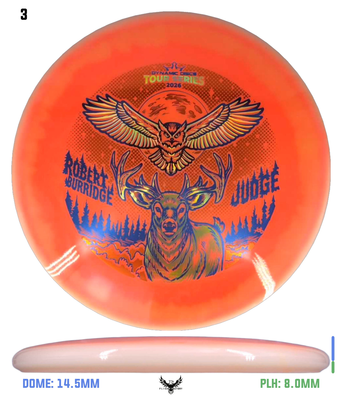 Dynamic Discs Lucid-X Moonshine Orbit Judge - Robert Burridge Team Series 2026