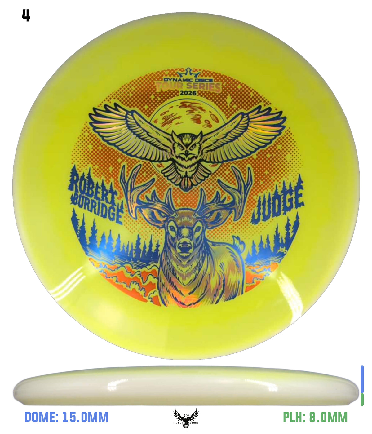 Dynamic Discs Lucid-X Moonshine Orbit Judge - Robert Burridge Team Series 2026