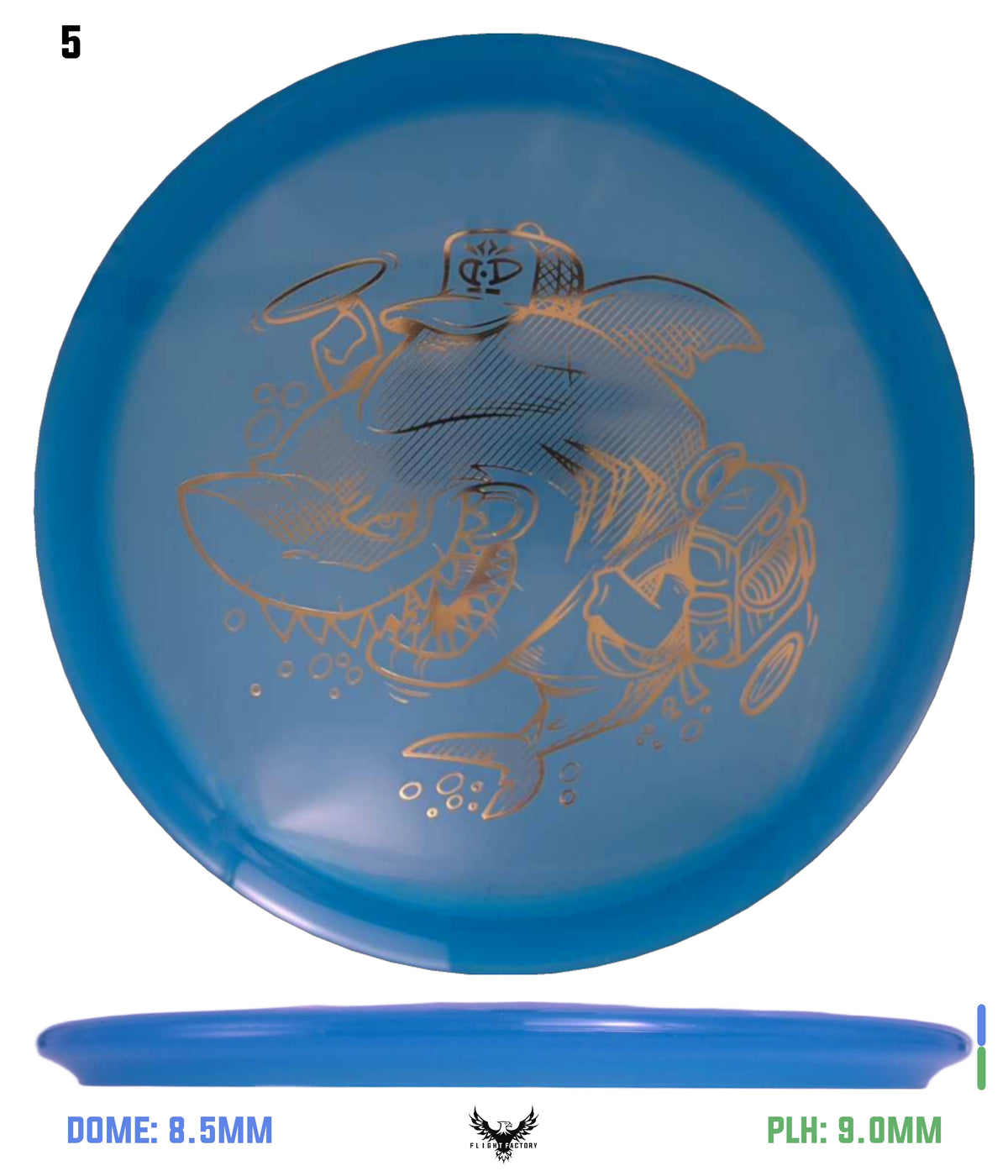 Dynamic Discs Fluid Justice - Caddyshark