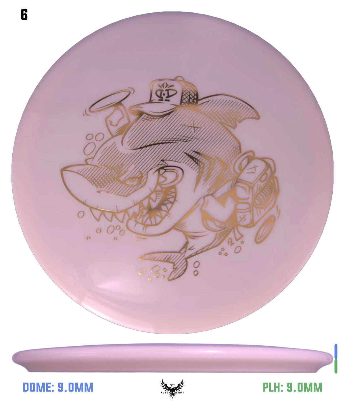 Dynamic Discs Fluid Justice - Caddyshark