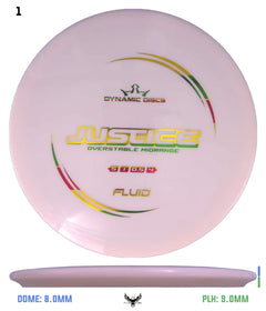 Dynamic Discs Fluid Justice - Flight Factory Discs