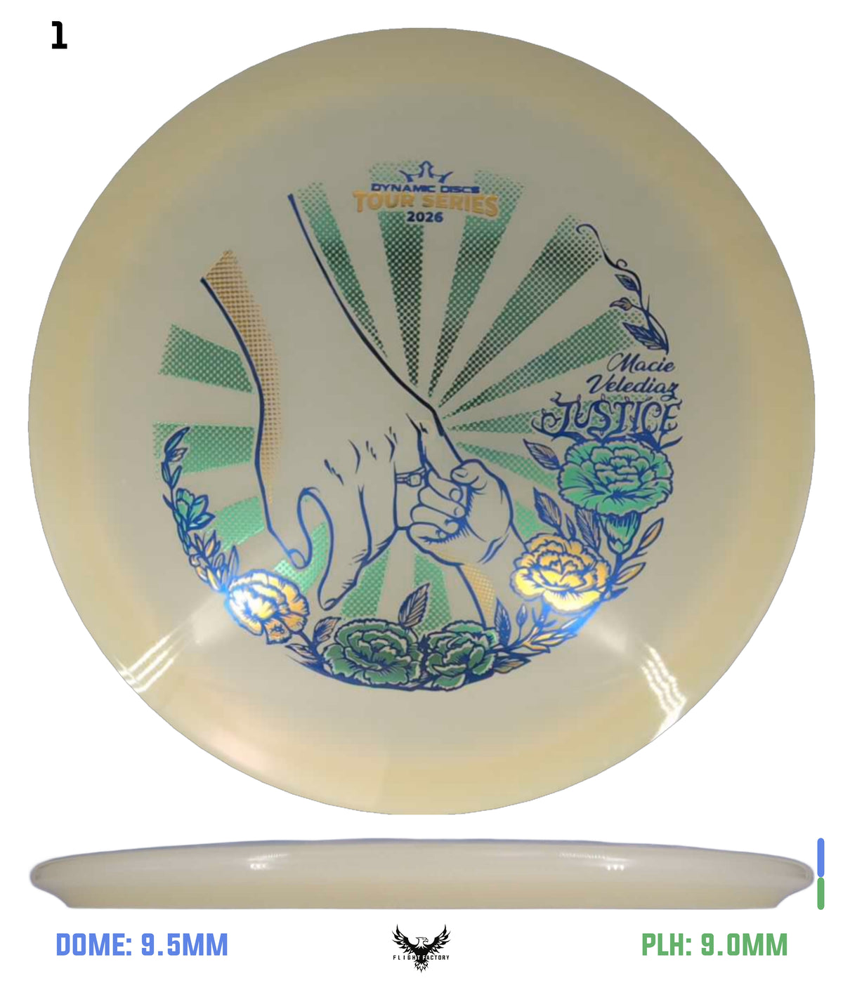 Dynamic Discs Lucid Ice Moonshine Justice - Macie Velediaz Team Series 2026