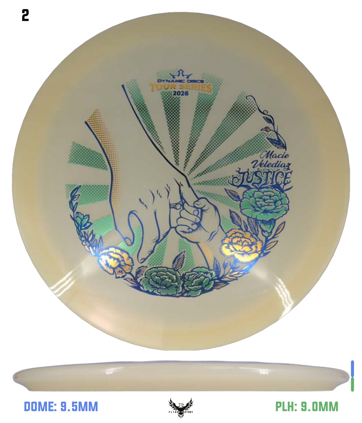 Dynamic Discs Lucid Ice Moonshine Justice - Macie Velediaz Team Series 2026