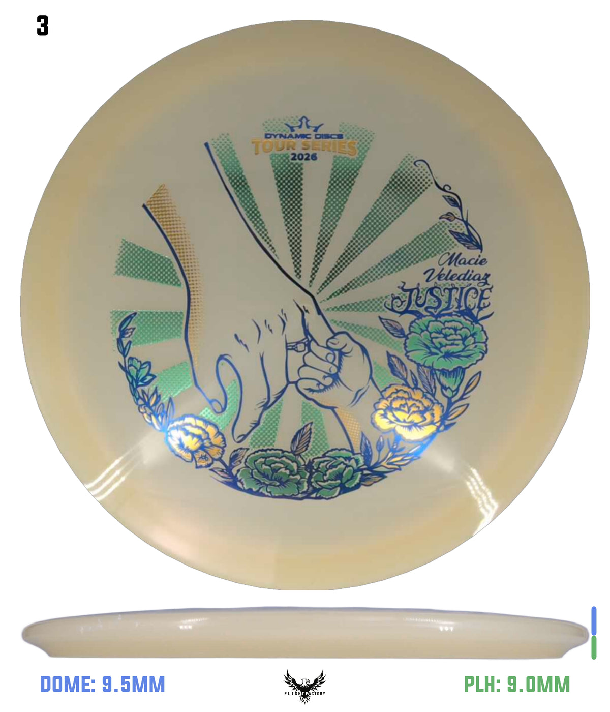 Dynamic Discs Lucid Ice Moonshine Justice - Macie Velediaz Team Series 2026