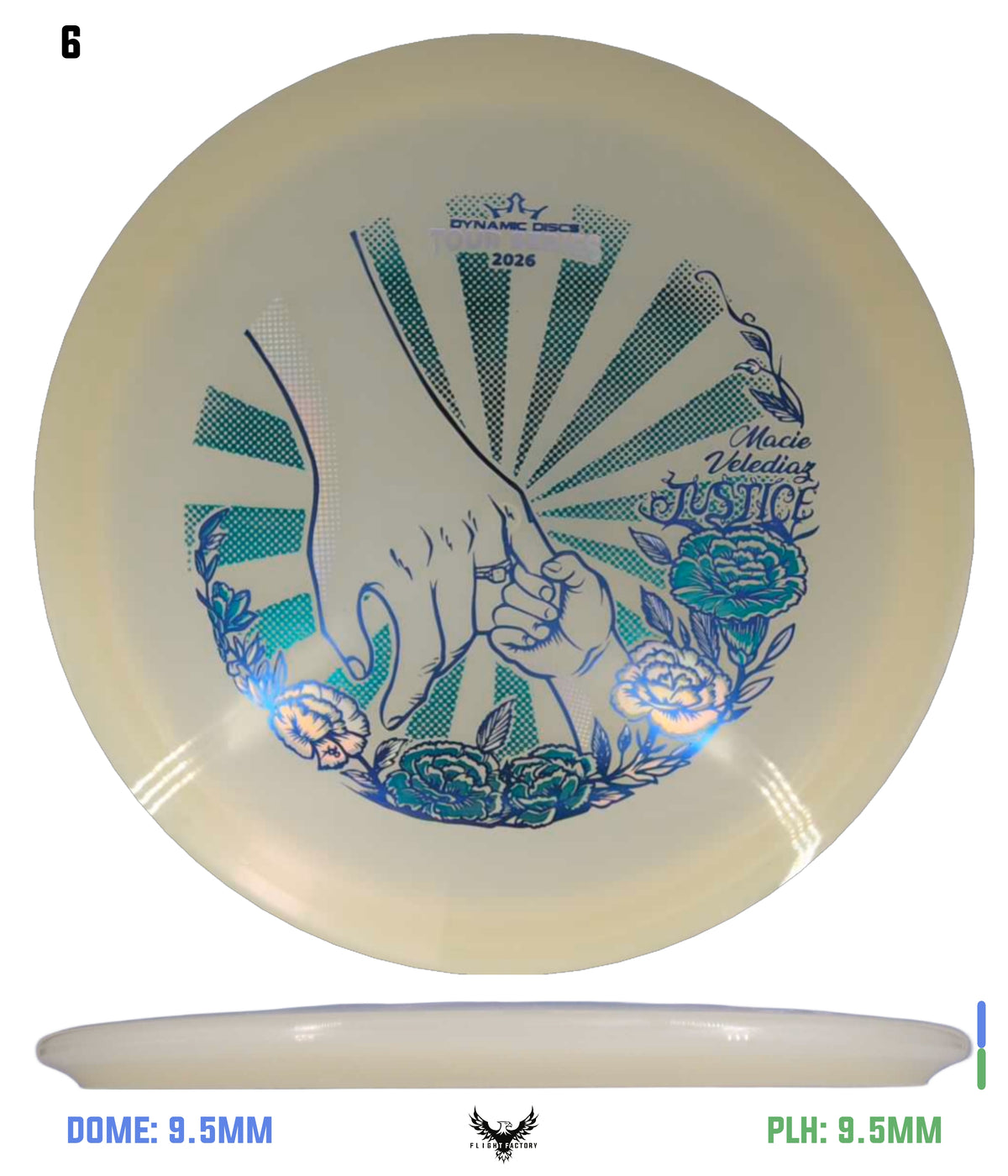 Dynamic Discs Lucid Ice Moonshine Justice - Macie Velediaz Team Series 2026
