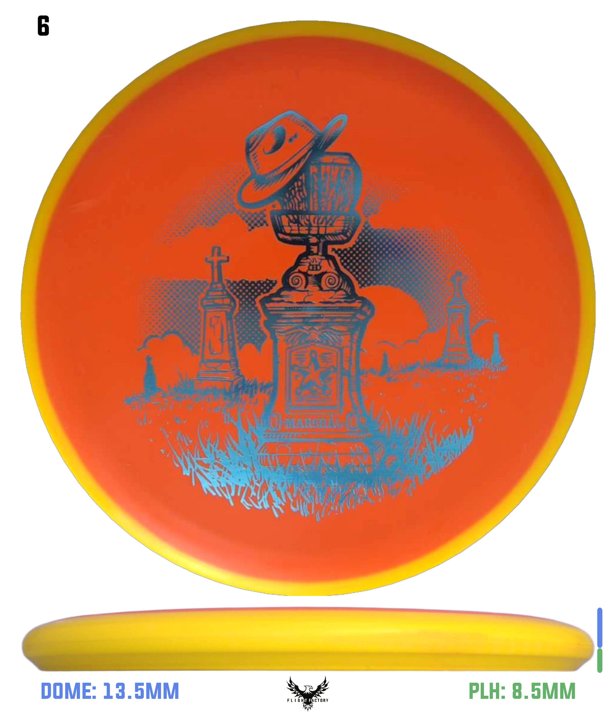 Dynamic Discs Classic Soft Orbit Marshal - Marshal&#39;s Last Ride