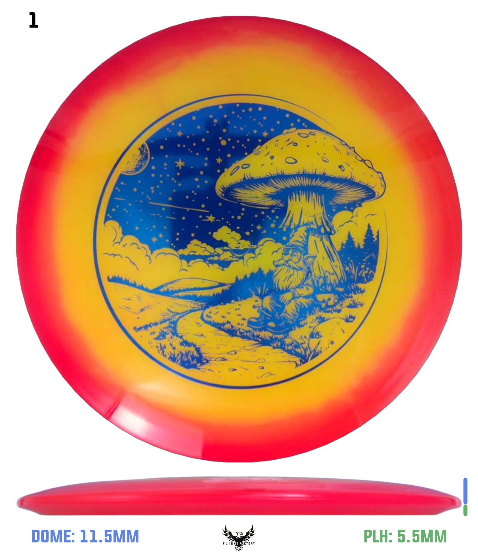 Dynamic Discs Lucid-X Orbit Maverick -Gnome Stargazer