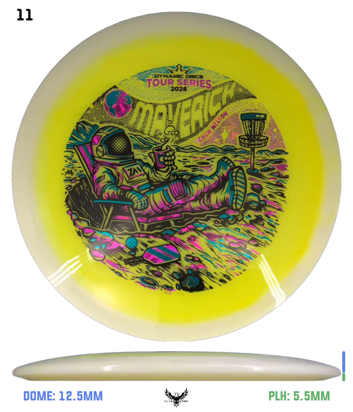Dynamic Discs Lucid-X Moonshine Orbit Maverick - Zach Melton Team Series 2026