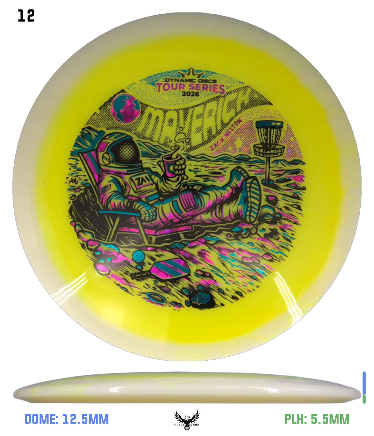Dynamic Discs Lucid-X Moonshine Orbit Maverick - Zach Melton Team Series 2026
