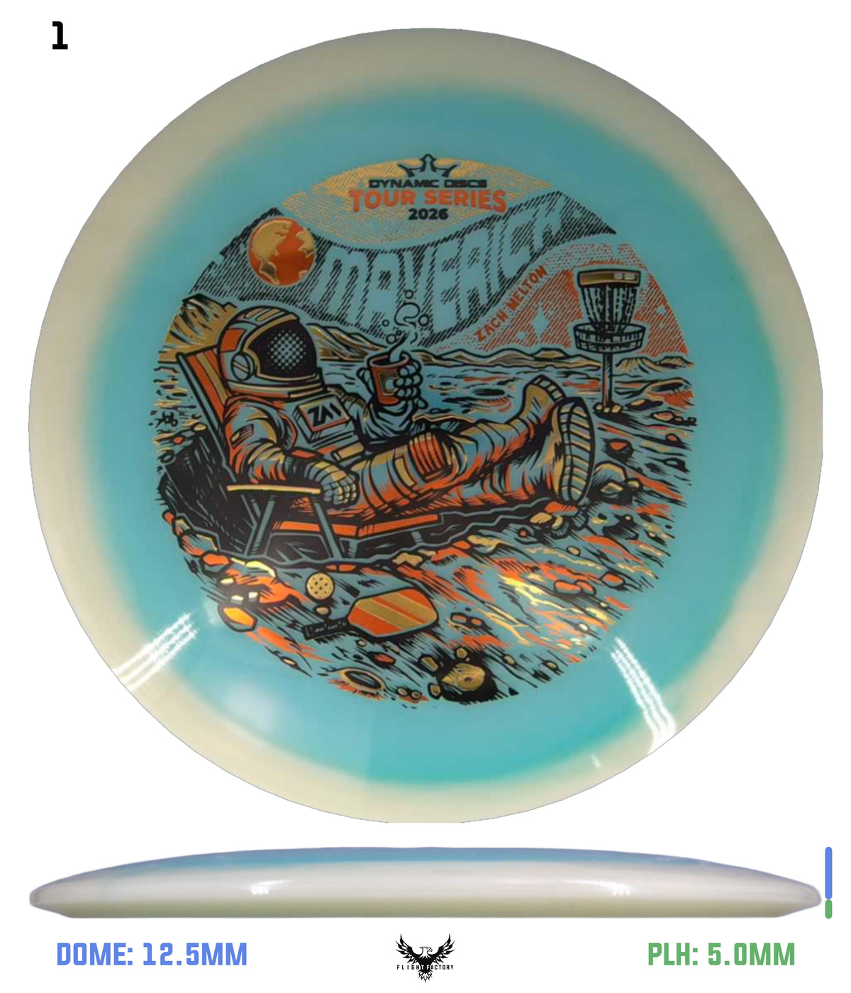 Dynamic Discs Lucid-X Moonshine Orbit Maverick - Zach Melton Team Series 2026